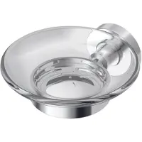 Ideal standard IOM Seifenschale, Klarglas, chrom, A9123AA