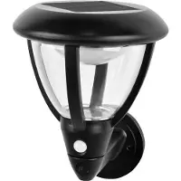 Eco-Light Solarbetriebene Wandleuchte für den Garten mit Dämmerungssensor und Bewegungsmelder, 4000K