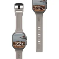 Uag 191488113636, Uhrenarmband, Apple, Watch Ultra 2/Ultra, Silikon, Edelstahl, Schwarz