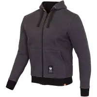 Merlin Cody Built With Polyamid Damen Zip Hoodie, grau, 2XL