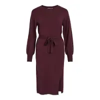 Vila Gürtel Midi Strickkleid