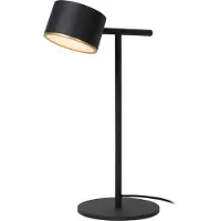 Lucide LED Tischlampe Gian, dimmbar, schwarz, für Wohn- / Esszimmer, Metall, Modern, LED Tischlampe