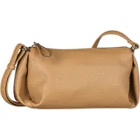 Tom Tailor Umhängetasche "Cassia", Damen, Gr. B/H/T: 27,5cm x 16cm x 9,5cm, braun, Polyurethan, Taschen Umhängetasche, leicht genarbtes Lederimitat mit ausgefeiltem Schnitt für viel Volumen