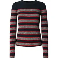 Pepe Jeans für Damen. PL7000006 Clarisse Pullover navy (S), Lässig, Viskose, Marine