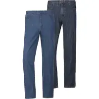 Jan Vanderstorm Doppelpack Jeans Herren Baumwolle blau, 48-32 814762-0001-04832