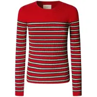 Pepe Jeans für Damen. PL7000008 Jersey Clarissa rot (S), Lässig, Viskose, Langarm
