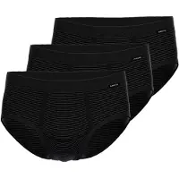 Ammann Slip "Slip Jeans Slip 3P 3er Pack", Herren, Gr. XL, grau (anthrazit), Obermaterial: 75% Baumwolle CO. 25% Polyester PES., Unterhosen Slip