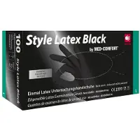 Ampri Style Latex Black Latexhandschuhe 1 St Handschuhe
