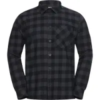 Jack Wolfskin Lite Flannel Shirt M check black (T0156) S