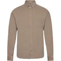 Casual Friday Langarmhemd "Langarmhemd CFAton", Herren, Gr. XXL, N-Gr, braun (roasted cashew), Obermaterial: 100% Baumwolle CO., Hemden Langarmhemd