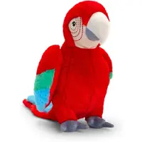 Keel Toys Papagei Kuscheltier Eco 30cm Rot Nachhaltiges Spielzeug