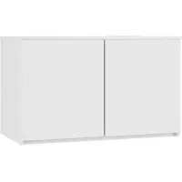 Akord Furniture Factory SP0PSYSNADBIA010, Weiß, Garderobe, 2 Regale, 2 Tür(en), Matt, Drehtür