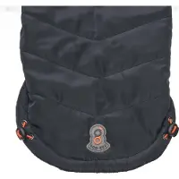 Goo-eez Hundemantel Mock Neck Signature Jacket schwarz/schwarz