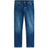 Tommy Hilfiger Straight-Jeans "DENTON Slim Straight Fit", Herren, Gr. 36, Länge 34, blau (james blau), Denim/Jeans, Obermaterial: 99% Baumwolle, 1% Elasthan, Jeans Straight-Jeans