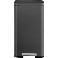 EKO - Madison Treteimer 30 Liter - Stainless Steel Plastic - Schwarz