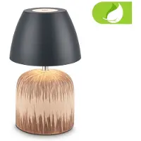 Briloner LED-Akku-Tischlampe Brilo unplugged Cera, anthrazit, 22 cm