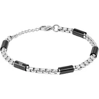 Police PEAGB0078502 Herren-Armband Radius Edelstahl/Schwarz