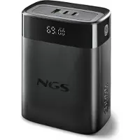 NGS TWIX 30, 30000 mAh, Power Delivery 3.1, Programmable Power Supply (PPS), Quick Charge 3.0, 140 W, Schwarz