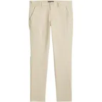 Marc O'Polo Chinohose "Stig shaped", Herren, Gr. 38, Länge 32, gray silk, Web, Obermaterial: 98% Baumwolle, 2% Elasthan, lang, Hosen Chinohose
