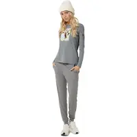Super.natural W Dachshund Party LS cashmere grey melange/various (35G) S