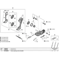 Shimano Rd-m8250 Fahrrad-schaltröllchensatz