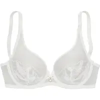 LASCANA Bügel-BH "Gabriella" mit hauchzarter Stickerei, transparente Unterwäsche