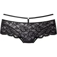 LASCANA Panty , Damen, Gr. 48/50, schwarz, Obermaterial: 88% Polyamid, 12% Elasthan, figurbetont, Unterhosen Panty, in aufregender Leo-Optik
