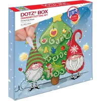 Diamond Dotz Christmas Elves, Christmas, Mehrfarbig, 3182 Stück(e), Anfänger, 280 mm, 280 mm