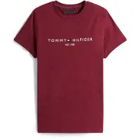 Tommy Hilfiger T-Shirt Logo MW0MW11797 Rot Regular Fit