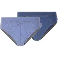 Babista Slip "2er Pack Slip BELIMON", Herren, Gr. L, blau, Obermaterial: 60% Baumwolle CO. 40% Polyester COOLMAX PES(Coolmax)., Unterhosen Slip