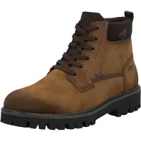 Rieker Winterstiefelette , Herren, Gr. 47, Warmfutter, braun (braun, dunkelbraun), Lederimitat, used, Schuhe Winterstiefelette, Winterboots, Outdoorstiefelette mit TEX und Innenreißverschluss