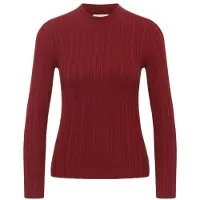 Tranquillo - Women's Seidiges EcoVero-Shirt Round Neck - Longsleeve Gr XS rot