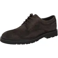 Sioux Schnürschuh "Rogtanos-700", Herren, Gr. 41 (UK 7), braun (dunkelbraun), Obermaterial: 100% Kalbsveloursleder CAVL. 100% Gummi rubber., Schuhe Schnürschuh