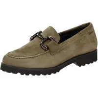 Sioux Slipper "Meredith-753-H", Damen, Gr. 39 (UK 5 1/2), grün, Obermaterial: 100% Lammveloursleder LAVL. 100% Gummi rubber., Schuhe Slipper