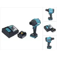 Makita DAS 180 RM1 Akku Gebläse 18 V Brushless + 1x Akku 4,0 Ah + Ladegerät