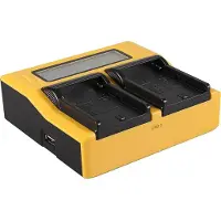 PATONA Dual LCD USB Ladegerät für Sony NP-FM50