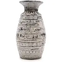 Ancient Wisdom Klassische Keramikvase – Creme