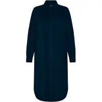 KnowledgeCotton Apparel - Women's Corduroy Mid Len. 26 Wales - Kleid Gr XXL blau