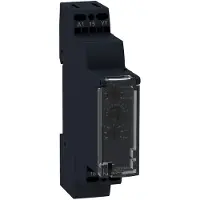 Schneider Electric Electric RE17RMMW Zeitrelais 10 Funktionen, 0,1 s-100 h, Relais 1 W, 12-240VAC/DC