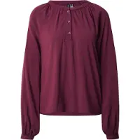 Vero Moda Langarmbluse "VMBELLA LS PLACKET TOP WVN GA NOOS"
