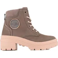 Palladium Pallarise NBK L Veterschoenen Hak - taupe - Maat 37