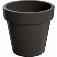 Prosperplast Blumentopf Übertopf Pflanztopf rund Kunststoff Anthrazit 58,2x52 cm