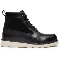 Timberland Schnürboots "BRITTON MILLSMID LACE UP WATERPROOF BOOT", Herren, Gr. 47,5, schwarz (schwarz full grain), Leder, Schuhe Schnürboots, Winterstiefel, Schnürstiefel, Winterschuhe, wasserdicht