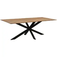 LivingFurn - Esstisch Oslo - Acasia Wood - 220 cm - Braun