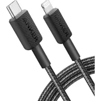 Anker A81B6G11, 1,8 m, USB C, Lightning, Männlich, Männlich, Schwarz