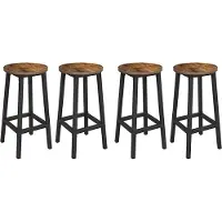 Vasagle Barhocker Barstühle (Set, 4 St., 4er), bis 100kg belastbar