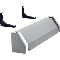Hager FZ351 Kabelrangierkanal, 1-feldig, RAL7035, zur Wandmontage