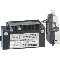 Hager HXA055H Unterspannungausloser mit Zeitverzögerung 380-450V AC (x160-P160-P250-P630)
