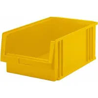 LA-KA-PE Sichtlagerkasten PLK 500 x 315 x 200 mm PP gelb bis 45 kg 22,5 l Gr. 1