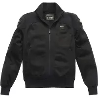 Blauer Easy Air Pro Motorrad Textiljacke, schwarz/schwarz, M